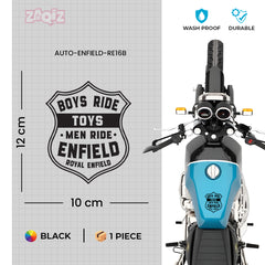 Classic Ride Royal Enfield Bike Sticker