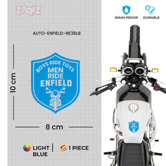 Royal Enfield Bullet Brotherhood Rider Badge Sticker – Waterproof Vinyl Decal