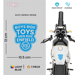 Bold Royal Enfield Nameplate Sticker