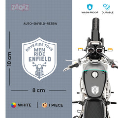 Royal Enfield Bullet Brotherhood Rider Badge Sticker – Waterproof Vinyl Decal