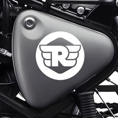 Vintage Winged R Logo Sticker Compatible for Royal Enfield Bikes