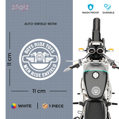 Premium Royal Enfield Logo Tank Sticker