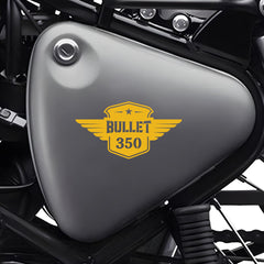 Burning Skull Sticker Compatible for Royal Enfield Bullet