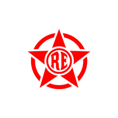 Royal Enfield RE Target Scope Logo Sticker for Bike Tank, Side Panel & Helmet