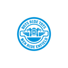 Premium Royal Enfield Logo Tank Sticker