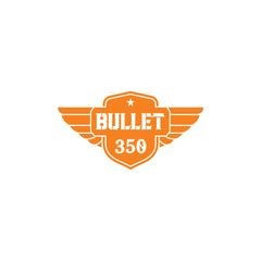 Royal Enfield Bullet 500 Winged Logo Sticker | Classic Motorcycle Badge Decal