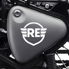 Royal Enfield RE Wings Logo Sticker for Bike Tank, Side Panel & Helmet