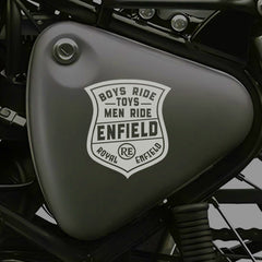 Iconic Royal Enfield Adventure Emblem Decal