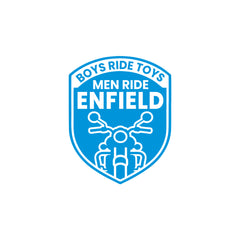 Royal Enfield RE Heritage Star Logo Sticker – Vintage Bike Tank & Side Panel Decal