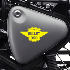 Burning Skull Sticker Compatible for Royal Enfield Bullet