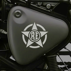 Royal Enfield RE Target Scope Logo Sticker for Bike Tank, Side Panel & Helmet