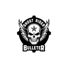 Flaming Skull Sticker Compatible with Royal Enfield Bullet Bikes
