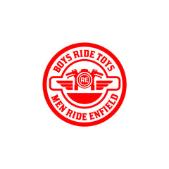 Premium Royal Enfield Logo Tank Sticker
