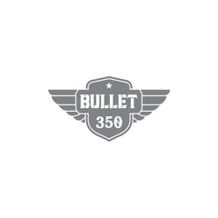 Royal Enfield Bullet 500 Winged Logo Sticker | Classic Motorcycle Badge Decal