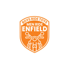 Royal Enfield RE Heritage Star Logo Sticker – Vintage Bike Tank & Side Panel Decal