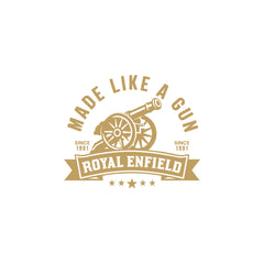 Bold Design Royal Enfield Shield Sticker