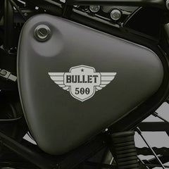 Royal Enfield Bullet 350 Winged Badge Sticker | Motorcycle Tank, Side Panel & Helmet Decal