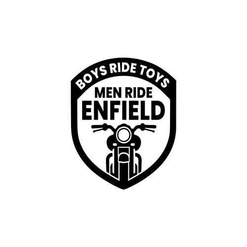 Boys Ride Toys Men Ride Enfield Sticker for Royal Enfield Bullet 350 & 550