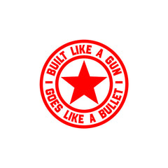 Boys Ride Toys Men Ride Enfield Sticker for Royal Enfield Bullet 350 & 550