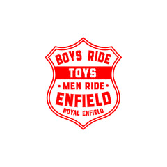 Classic Ride Royal Enfield Bike Sticker