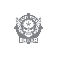 Flaming Skull Sticker Compatible with Royal Enfield Bullet Bikes