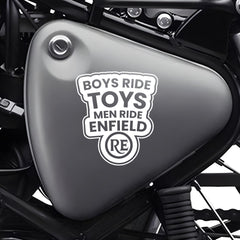 Bold Royal Enfield Nameplate Sticker