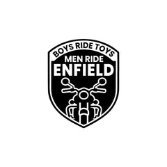 Royal Enfield RE Heritage Star Logo Sticker – Vintage Bike Tank & Side Panel Decal