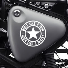 Boys Ride Toys Men Ride Enfield Sticker for Royal Enfield Bullet 350 & 550