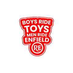Bold Royal Enfield Nameplate Sticker