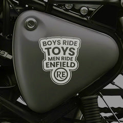 Bold Royal Enfield Nameplate Sticker