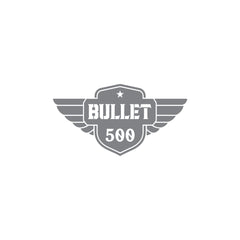 Royal Enfield Bullet 350 Winged Badge Sticker | Motorcycle Tank, Side Panel & Helmet Decal