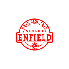 Vintage Royal Enfield Bike Sticker