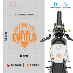 Durable Royal Enfield Shield Sticker