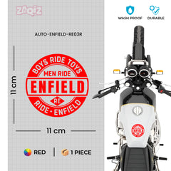 Bold Royal Enfield Emblem Sticker