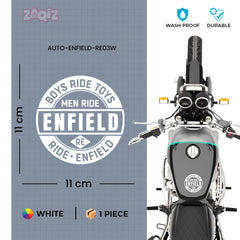Bold Royal Enfield Emblem Sticker