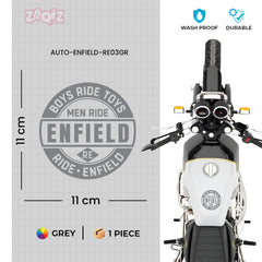 Bold Royal Enfield Emblem Sticker