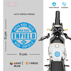 Bold Royal Enfield Emblem Sticker