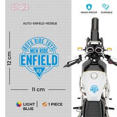 Durable Royal Enfield Shield Sticker