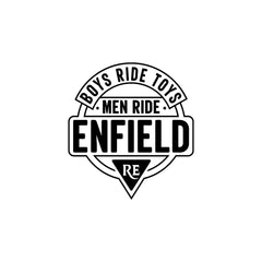 Durable Royal Enfield Shield Sticker