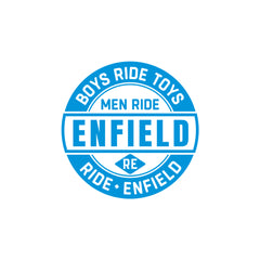 Bold Royal Enfield Emblem Sticker