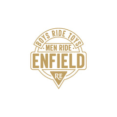 Durable Royal Enfield Shield Sticker