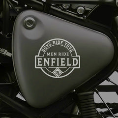 Vintage Royal Enfield Bike Sticker