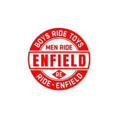Bold Royal Enfield Emblem Sticker