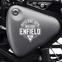 Durable Royal Enfield Shield Sticker