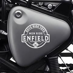 Vintage Royal Enfield Bike Sticker
