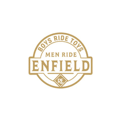 Vintage Royal Enfield Bike Sticker