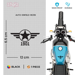 Unique Royal Enfield Bike Tank Sticker