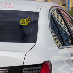 Compact Wildlife Conservation Decal