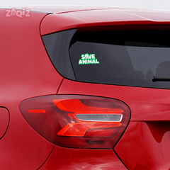 Eco-Friendly Save Animals Sticker