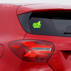 Compact Wildlife Conservation Decal